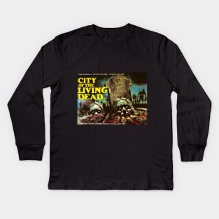 City of the Living Dead Movie Poster Kids Long Sleeve T-Shirt